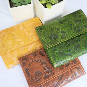 Leather small coin purse for women, Mum gifts