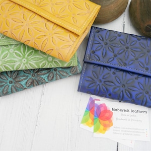 Small Leather Women Wallet -Ladies leather purse, Leather gifts