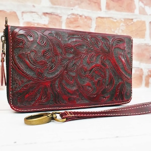 Handmade leather credit card holder, woman card holder, gifts for her