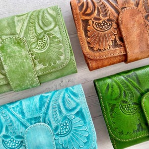 Leather small coin purse for women, Mum gifts, unique presents
