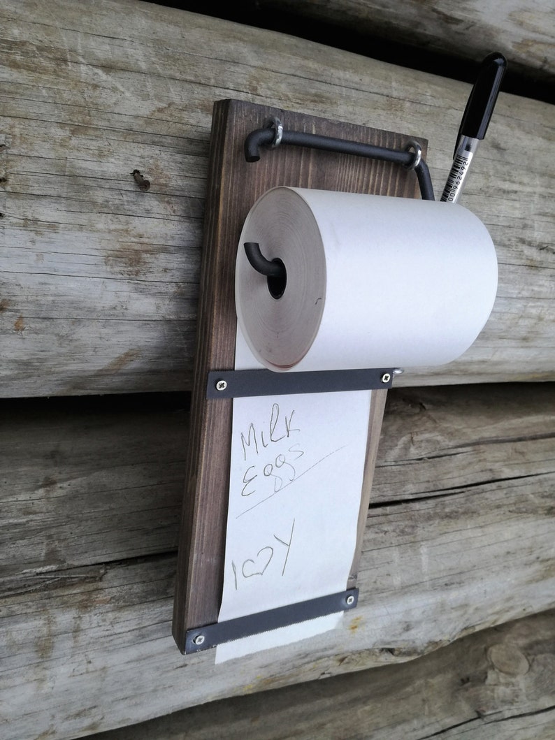 Rustic Memo Boardto Do List Holder Message Board Kitchen Etsy