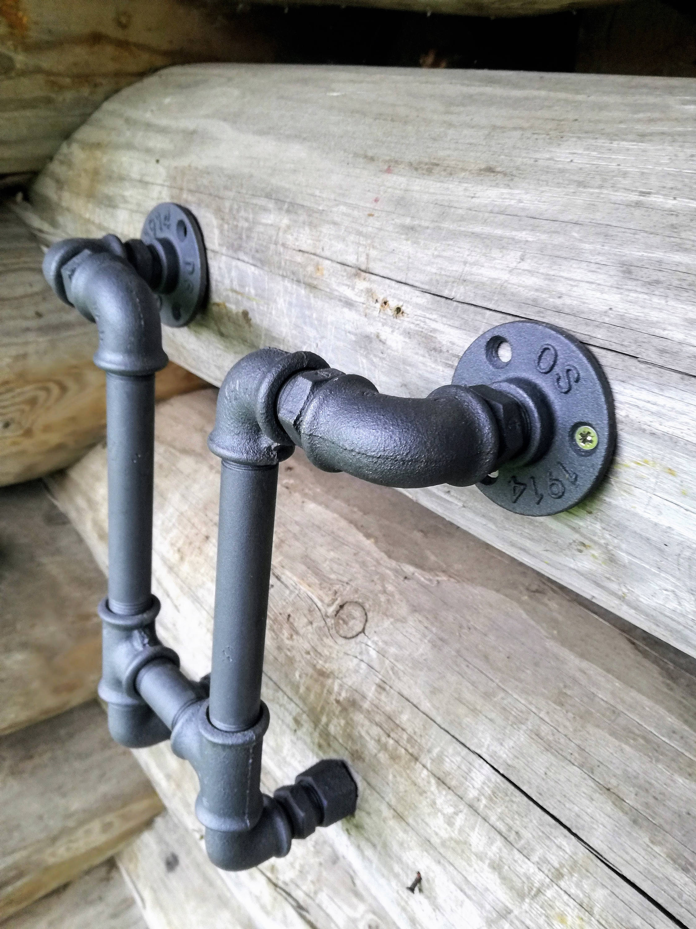 Magazine Rack Industrial Magazine Holder Industrial Decor Etsy