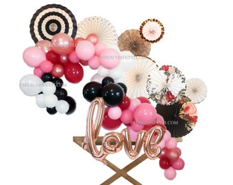 58 Piece Set Botanical Decor Engagement Party Decorations Etsy