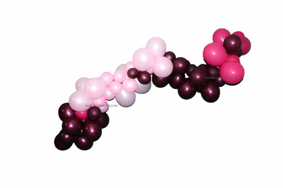 Diy 50 Piece Set Burgundy Balloons Engagement Party Decorations Balloon Garland Diy Balloon Garland Rose Gold Love Love Balloon