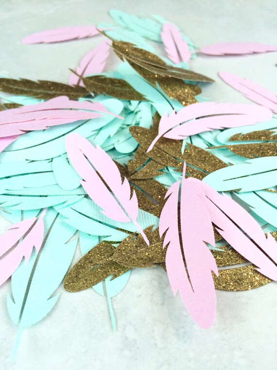 feather themed baby shower