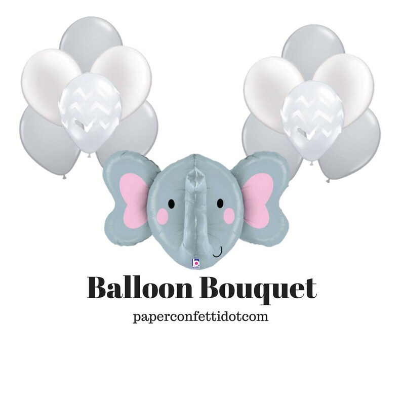 Elephant Balloon Bouquet Elephant Baby Shower Baby Shower Etsy Elephant Balloon Bouquet Elephant Baby Shower Baby Shower Etsy