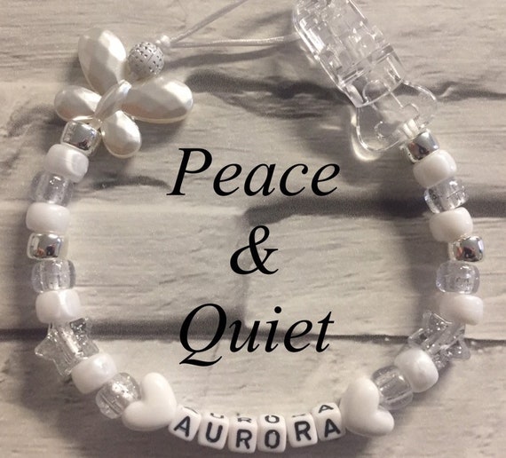 personalised soother chain