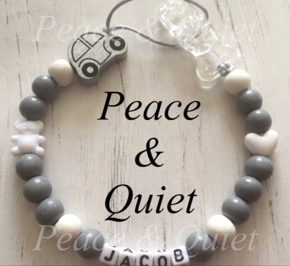 personalised soother chain