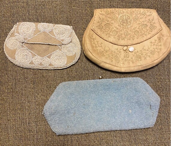 3 Vintage Purses, Art Deco - image 1