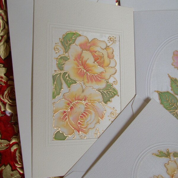 Silk painted cards | Any occasion silk cards