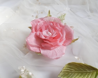Broche Dolce & Gabbana Multicolore Soie Florale Transparente - Neuf Avec étiquettes