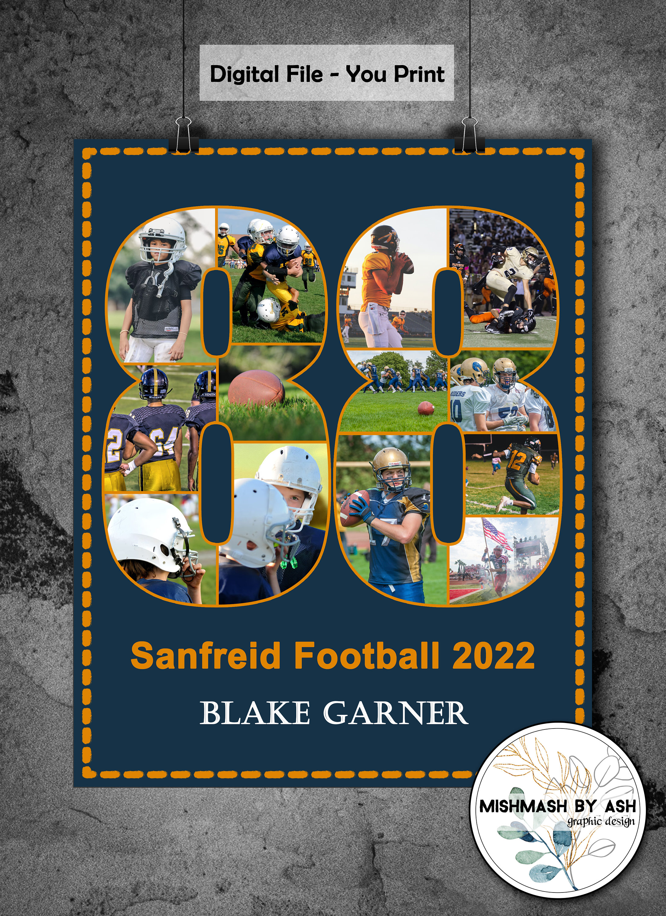 Sports Team Photo Collage Sports Team Photo Gifts Sports Etsy