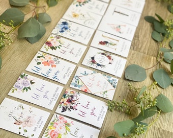 Seed Packet Wedding Favors | Custom Favors | Let Love Grow | Eco-Friendly Favors | Wildflower Seed Favors | Finished Wildflower Seed Packets