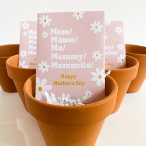 Plantable Mother's Day Gift, Mother's Day Wildflower Seed Packets, Mother's Day Favor, Mother's Day Church Gift, Mother's Day Card, Custom image 7