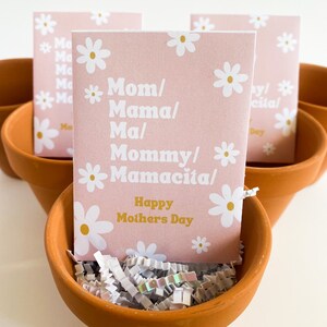 Plantable Mother's Day Gift, Mother's Day Wildflower Seed Packets, Mother's Day Favor, Mother's Day Church Gift, Mother's Day Card, Custom image 8
