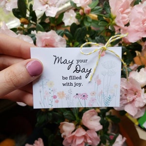 May Day Tag (Frühlingsgeschenkanhänger, florale Notizkarte, printable)