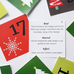 Countdown to Christ: Advent Calendar with Scripture + Reflection Questions