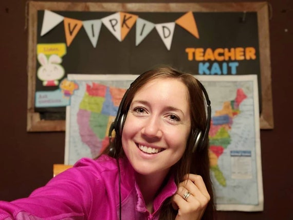 VIPKid Banner (VIPKid background, ESL teacher decoration, custom teacher banner)