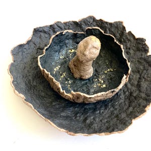 Decorative original sculpture, Papier-mache art, home decor