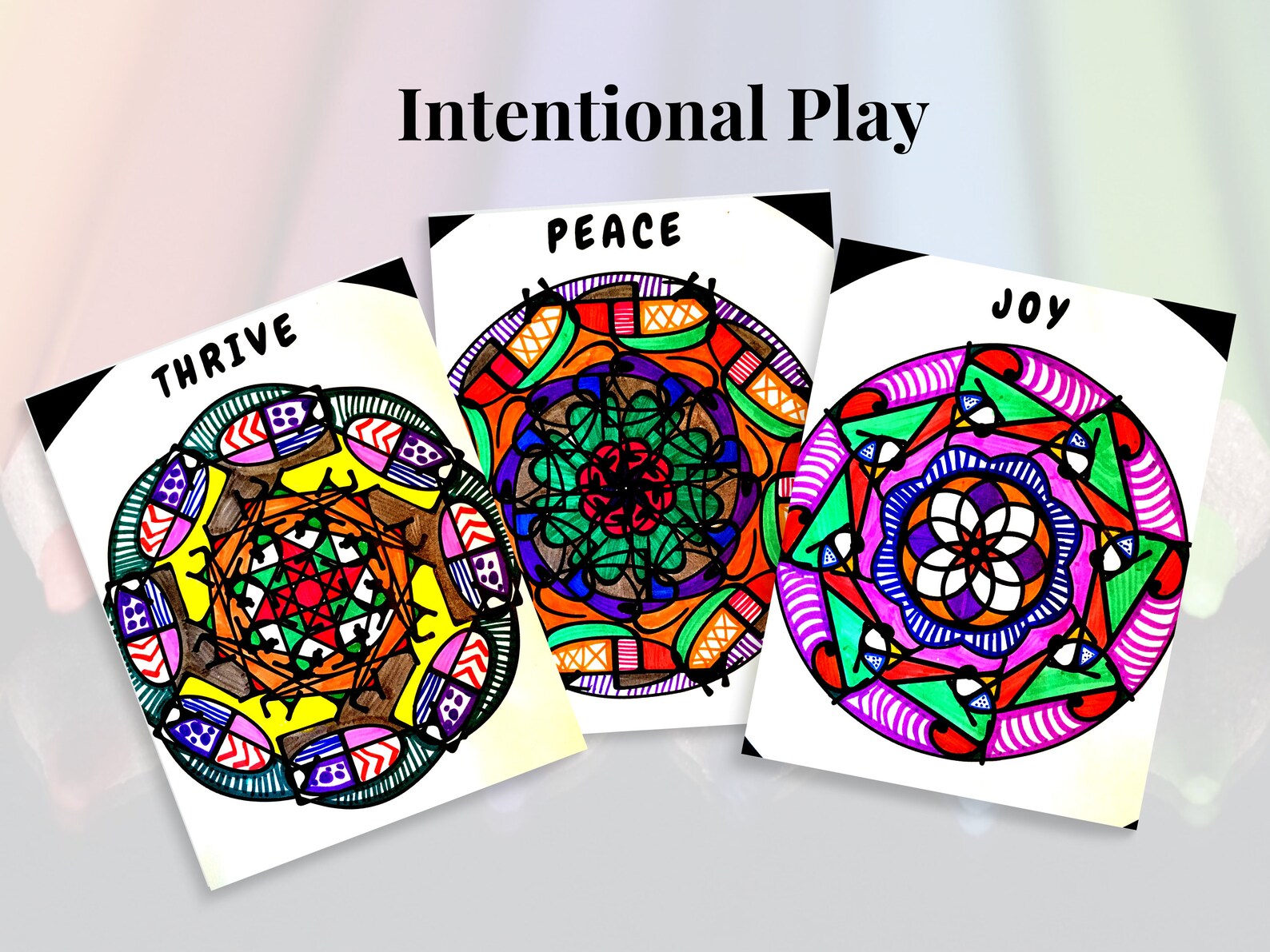 Mandala Coloring Worksheets -THE EMPOWER COLLECTION From Mantra Mandala ...