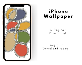 iPhone Wallpapers - Funky Circles- Chill Colors - A Fun Screen wallpaper for your iphone