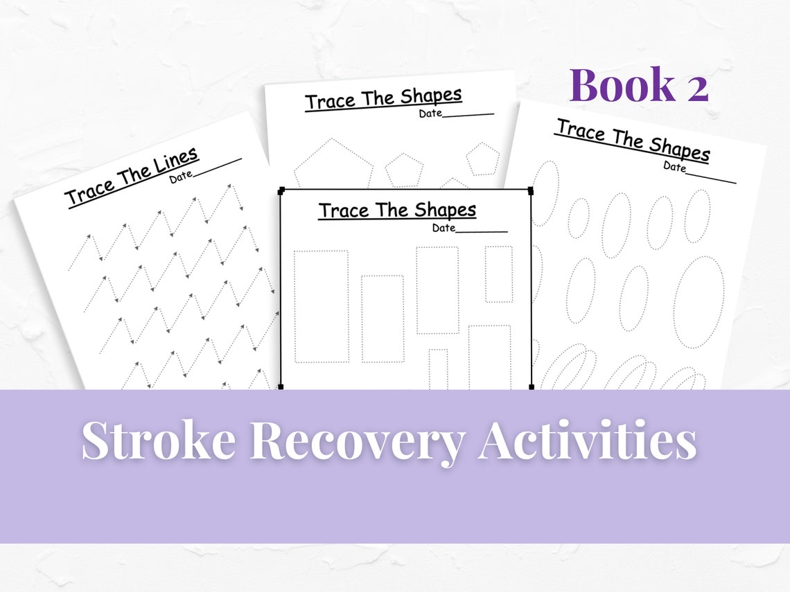 Stroke Recovery Activity Book 2| Adult Handwriting Practice | INSTANT ...