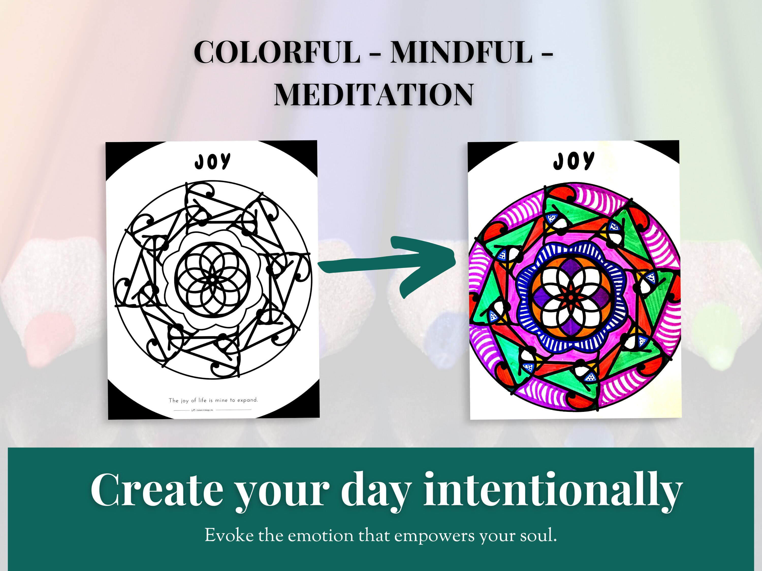 Mandala Coloring Worksheets -THE EMPOWER COLLECTION From Mantra Mandala ...