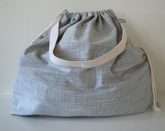 Laundry Bag, Weekender beach carry all dorm apartment storage travel, cotton.