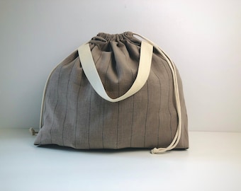 Laundry Bag, Weekender beach carry all dorm apartment storage travel, cotton.
