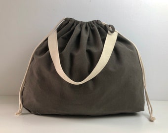 Laundry Bag, Weekender beach carry all dorm apartment storage travel, cotton.
