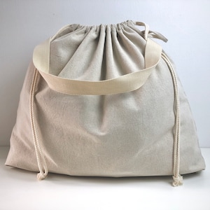 Sac à linge, Week-end de plage, transportez tout le rangement des dortoirs, en coton.