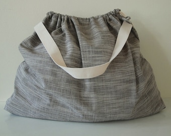 Laundry Bag, Weekender beach carry all dorm apartment storage travel, cotton.