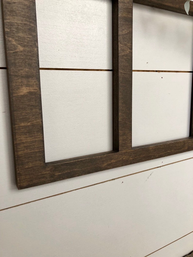 Faux Window Frame Arched Wooden Window Frame Faux Farmhouse Etsy