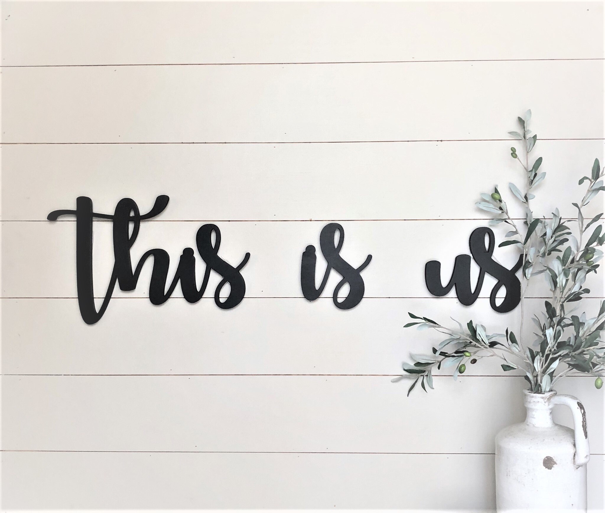 This Is Us Wood Words This Is Us Sign This Is Us Wood Sign Etsy