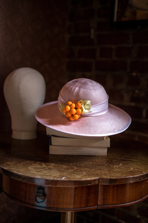 Sally- Vintage Style Straw Sun Hat - Etsy display picture 2