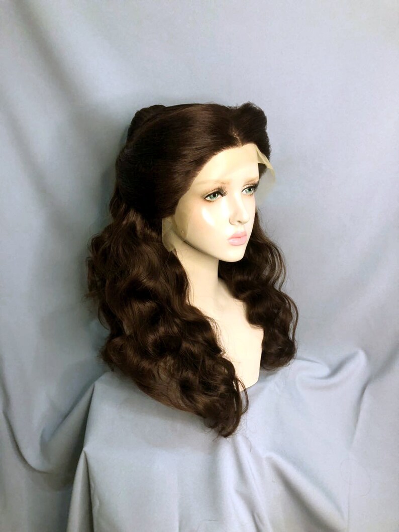 Belle wig Beauty and the Beast Halloween costume for Adult Etsy