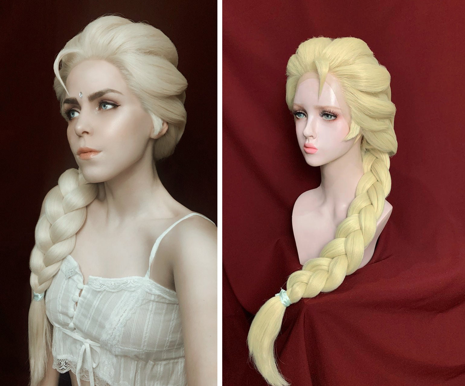 Inspired by Elsa Wig from Frozen READY TO SHIP Halloween Etsy