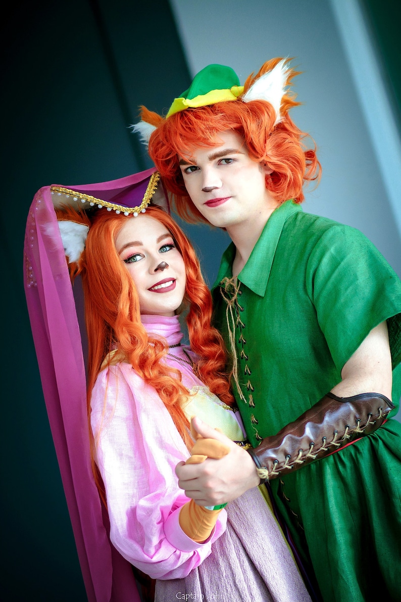 Fox costume Robin Hood and Maid Marian inspired Halloween | Etsy