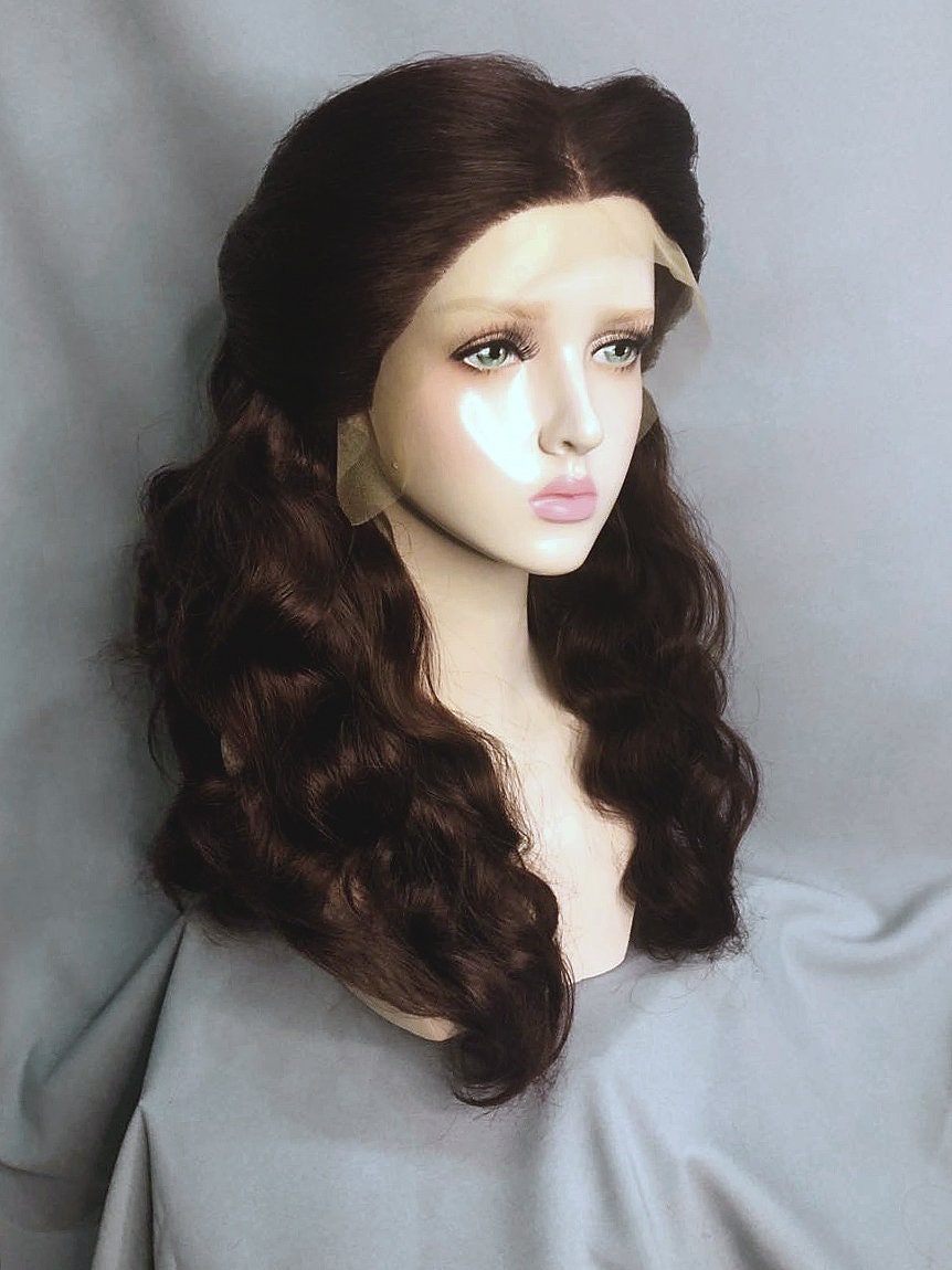 Belle wig Beauty and the Beast Halloween costume for Adult Etsy