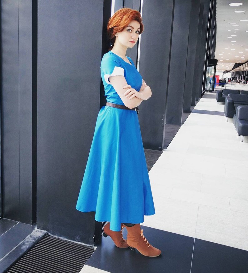 Anastasia Blue dress Halloween costume for Adult Etsy