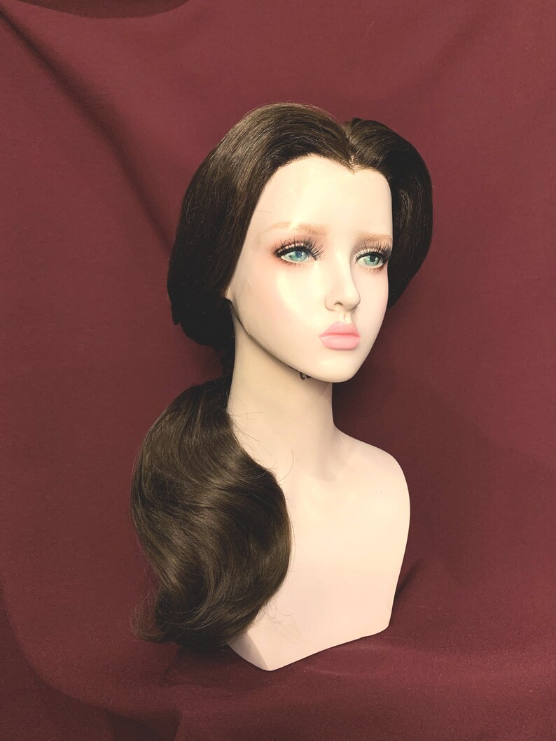 Inspired by Belle Village Costume Wig Halloween Costume for Etsy