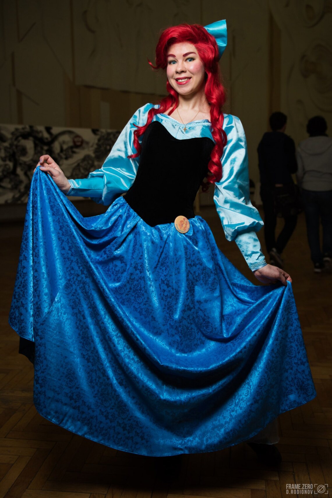 Ariel blue dress Cosplay Disney Princess Halloween costume for Etsy