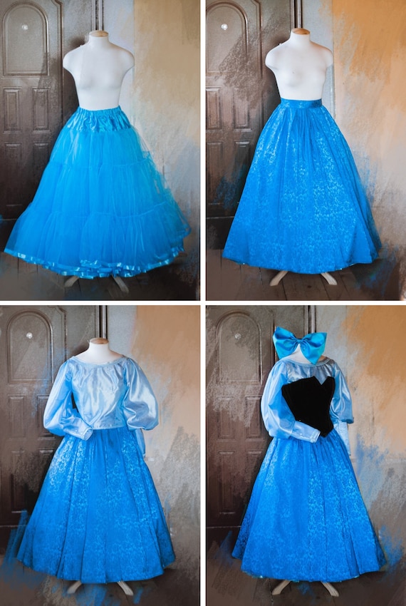 ariel blue dress costume for adults