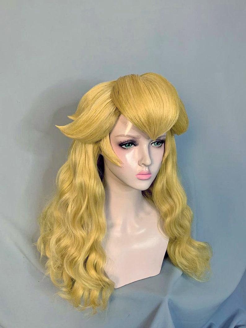 Inspired by Princess Peach wig from Super Mario Halloween Etsy