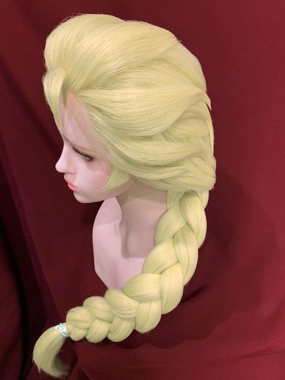 Inspired by Elsa Wig from Frozen Halloween costume for Adult Etsy