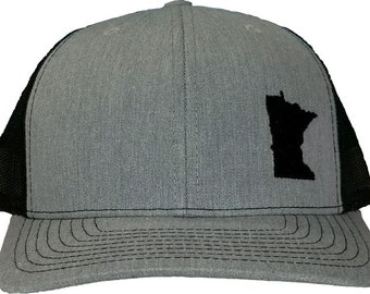 Minnesota Snapback Hat - Grey/Black