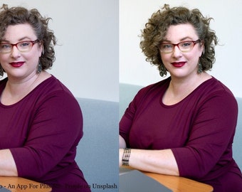 Professional photo retouching for body and face slimming - Photoshop Service