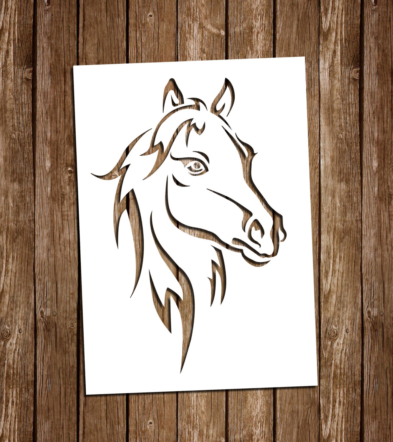 Download Horse SVG Cutting Files PDF Paper Cutting Template Horse | Etsy