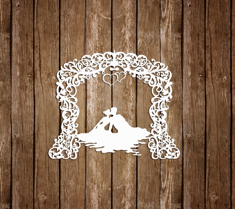 Paper Cutting Template Wedding Papercut Gift Cutting | Etsy