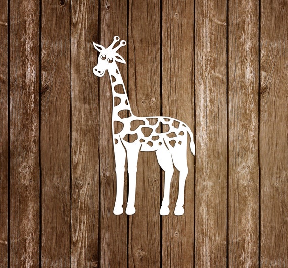 Giraffe Paper Cutting Template Giraffe Papercut Giraffe Cut Etsy